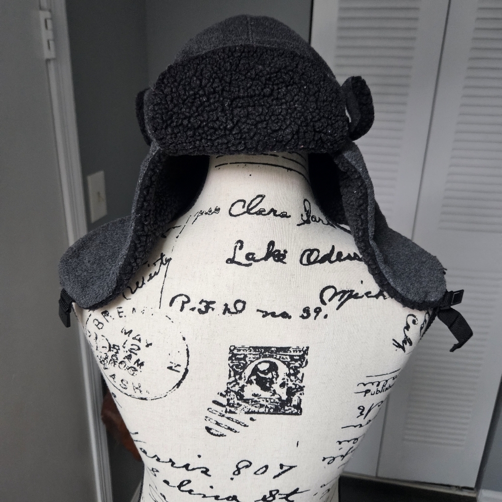 Aviator winter fleece trap hat